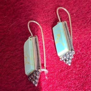 Sterling and turquoise earrings